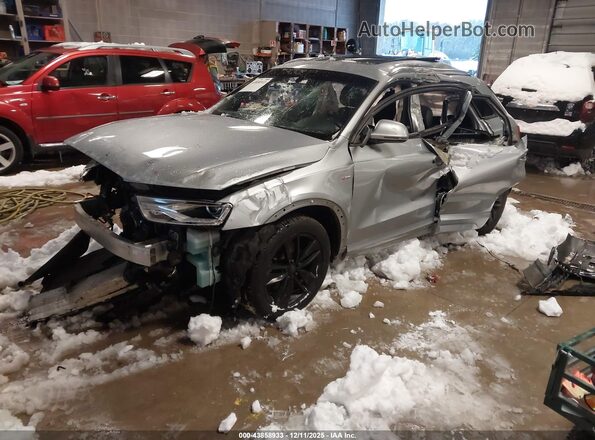 WA1ECCFS1JR027139 2018 AUDI Q3 Silver წინა მარცხენა ხედი სამი მეოთხედიდან