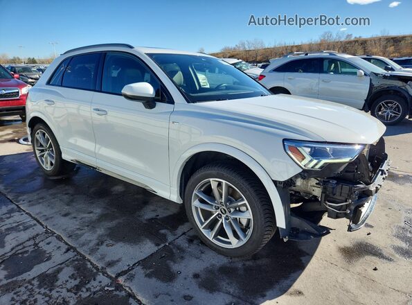 WA1EECF32N1042675 2022 AUDI Q3 Белый Передняя правая четверть