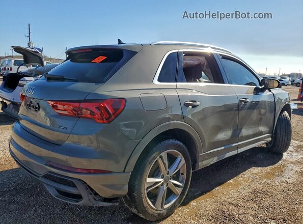 WA1EECF33M1005259 2021 AUDI Q3 Серый Задняя правая четверть