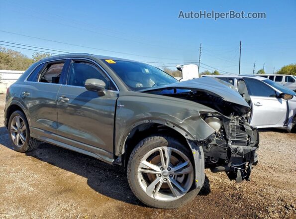 WA1EECF33M1005259 2021 AUDI Q3 Серый Передняя правая четверть