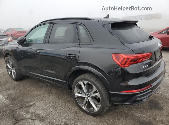 WA1EECF33M1011255 2021 AUDI Q3 Black Trasero izquierdo