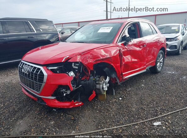 WA1EECF34N1150117 2022 AUDI Q3 Red Widok z przodu