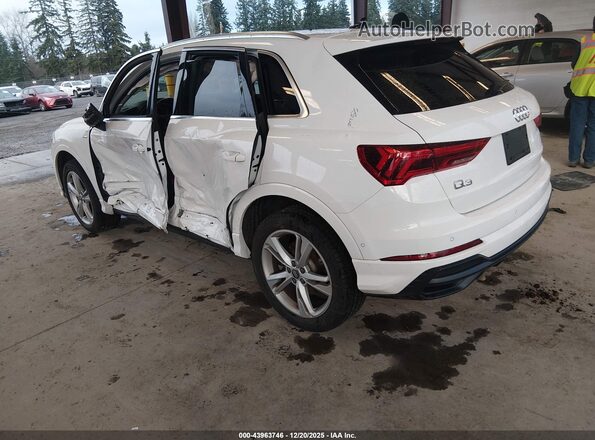 WA1EECF35M1002265 2021 AUDI Q3 White უკანა მარცხენა