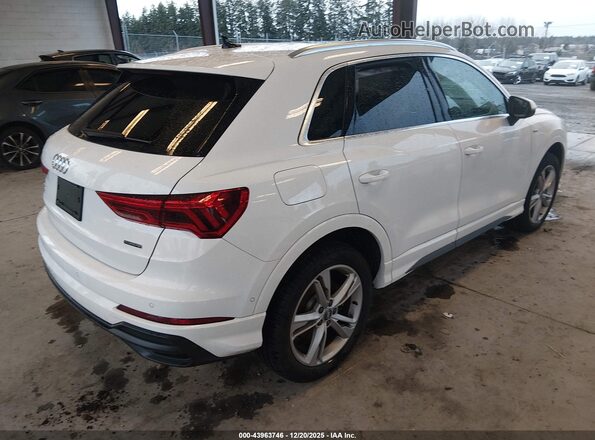 WA1EECF35M1002265 2021 AUDI Q3 White უკანა მარჯვენა