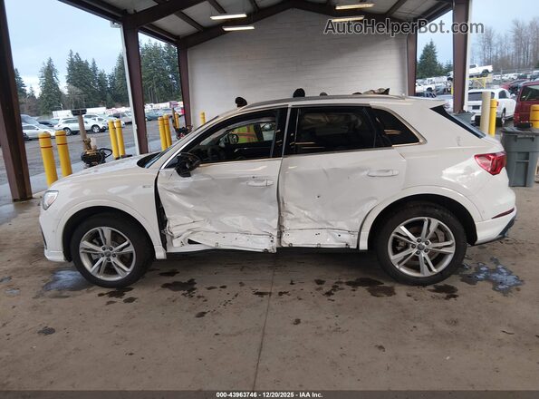 WA1EECF35M1002265 2021 AUDI Q3 White სალონის 360-გრადუსიანი ხედი