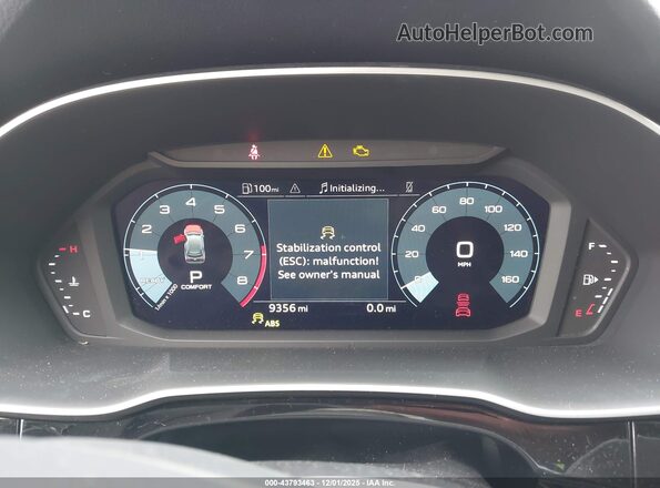 WA1EECF35R1082724 2024 AUDI Q3 White Вид задніх сидінь