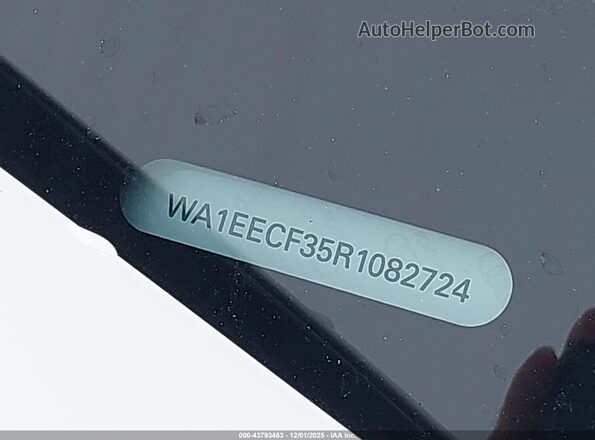 WA1EECF35R1082724 2024 AUDI Q3 White 