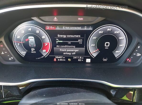 WA1EECF36N1006780 2022 AUDI Q3 Gray Widok tylnych siedzeń
