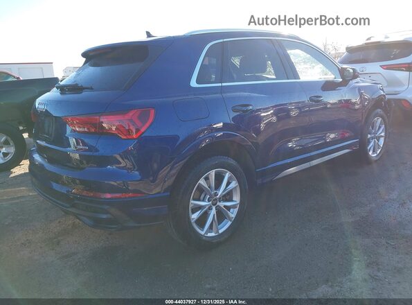 WA1EECF39N1092831 2022 AUDI Q3 Blue Trasero derecho