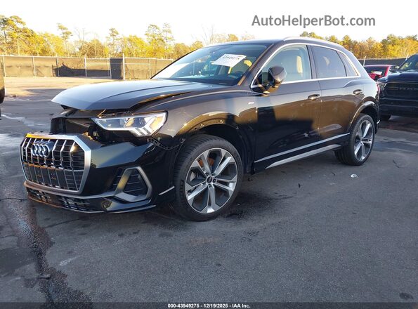 WA1EECF3XM1145180 2021 AUDI Q3 Черный Передняя левая четверть