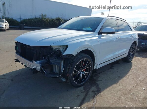 WA1EVAF10MD026703 2021 AUDI Q8 White Vista tres cuartos delantera izquierda