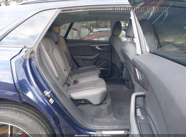 WA1EVAF15LD008745 2020 AUDI Q8 Dark Blue Vista de la etiqueta del VIN