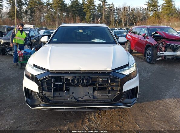 WA1EVAF16MD038905 2021 AUDI Q8 White Սալոնի հետևի տեսք