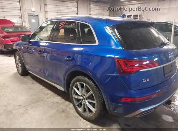 WA1F2AFY1N2089557 2022 AUDI Q5 Синий Задняя левая четверть