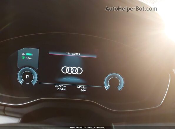 WA1F2AFY1N2089557 2022 AUDI Q5 Синий Вид задних сидений