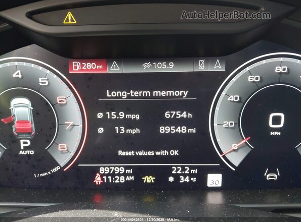 WA1FVAF19KD033148 2019 AUDI Q8 Gray 