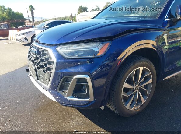 WA1GAAFY3N2110156 2022 AUDI Q5 Blue Դիմացի տեսք