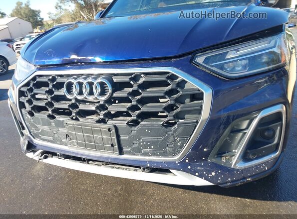 WA1GAAFY3N2110156 2022 AUDI Q5 Blue Սարքավորումների վահանակի տեսք