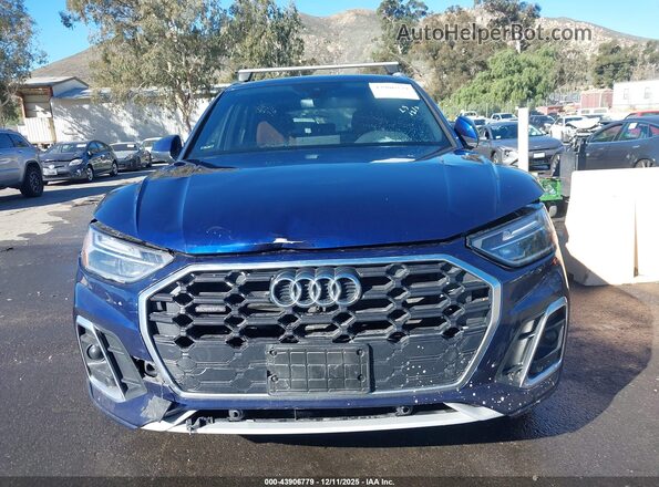 WA1GAAFY3N2110156 2022 AUDI Q5 Blue Սալոնի հետևի տեսք