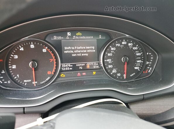WA1GAAFY7N2054819 2022 AUDI Q5 Black Vista del cuadro de instrumentos