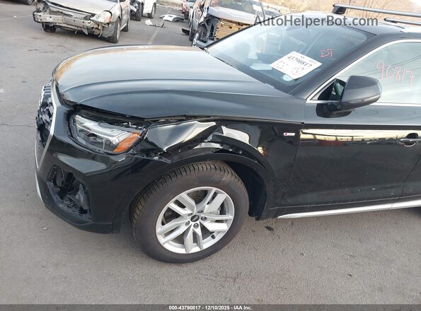 WA1GAAFY9N2018663 2022 AUDI Q5 Black წინა ხედი