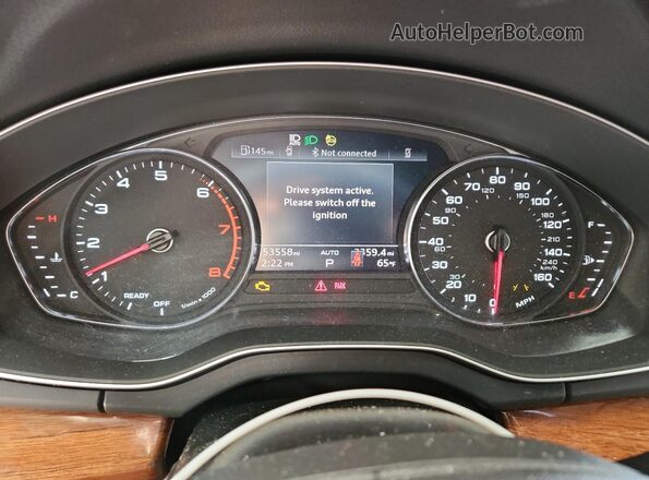 WA1GAAFYXN2121476 2022 AUDI Q5 Черный Вид щитка приборов