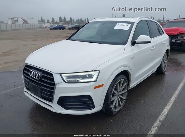 WA1HCCFS1JR003758 2018 AUDI Q3 White Przód lewy