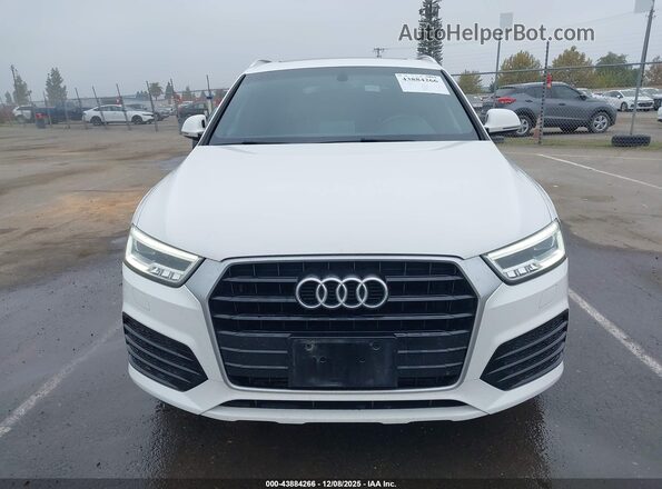WA1HCCFS1JR003758 2018 AUDI Q3 White Widok zestawu wskaźników