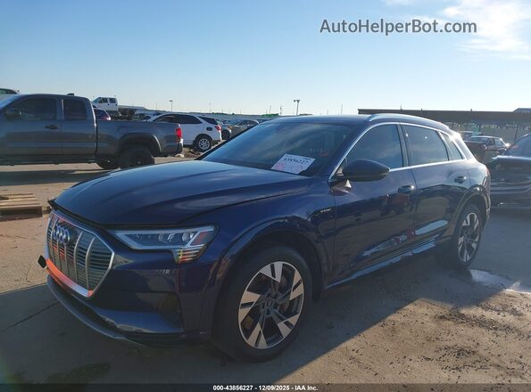 WA1LAAGE2MB016318 2021 AUDI E-TRON Blue Przód lewy