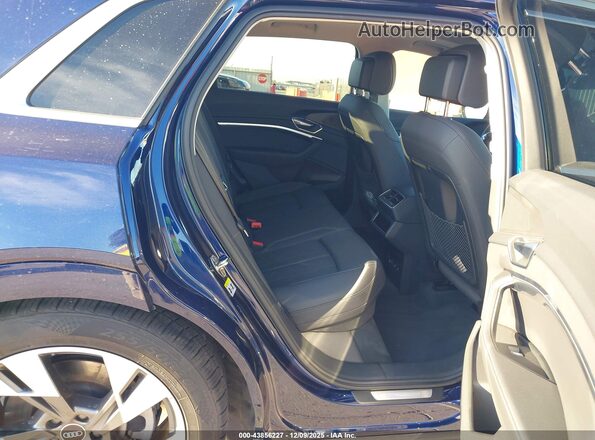 WA1LAAGE2MB016318 2021 AUDI E-TRON Blue Widok naklejki z numerem VIN