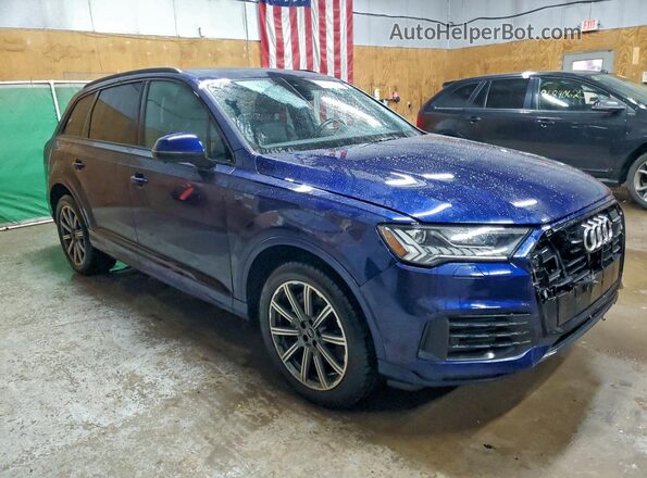 WA1LCBF79PD023097 2023 AUDI Q7 Blue Передня права чверть