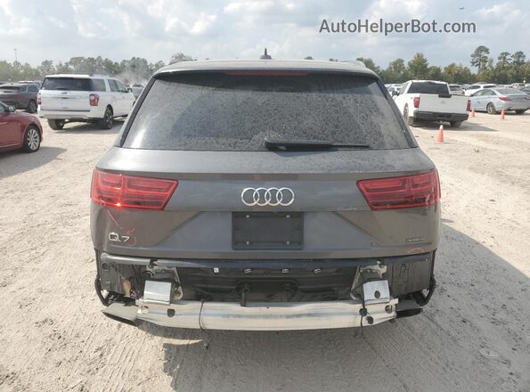WA1LHAF71JD040382 2018 AUDI Q7 Gray უკანა ხედი