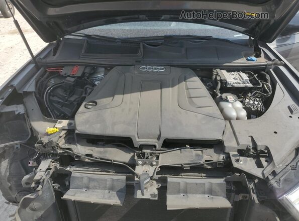 WA1LHAF71JD040382 2018 AUDI Q7 Gray ძრავის განყოფილების ხედი