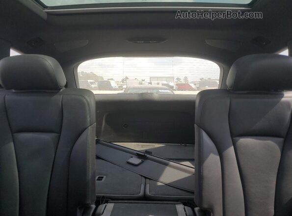 WA1LHAF71JD040382 2018 AUDI Q7 Gray უკანა სავარძლების ხედი