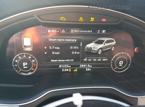 WA1LHAF72JD047311 2018 AUDI Q7 White 
