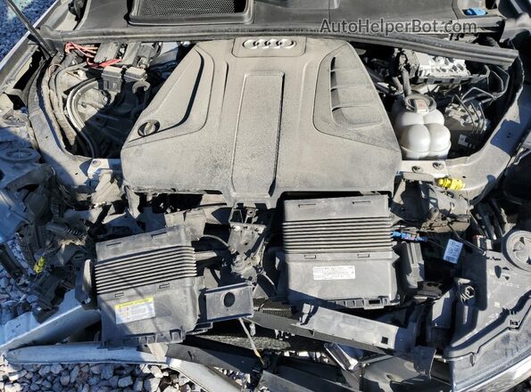 WA1LJAF70MD030547 2021 AUDI Q7 Gray Vista del compartimento del motor