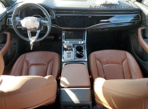 WA1LJAF70MD030547 2021 AUDI Q7 Gray Vista del salpicadero