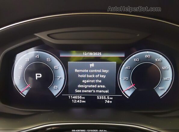 WA1LJAF72MD029691 2021 AUDI Q7 Gray უკანა სავარძლების ხედი