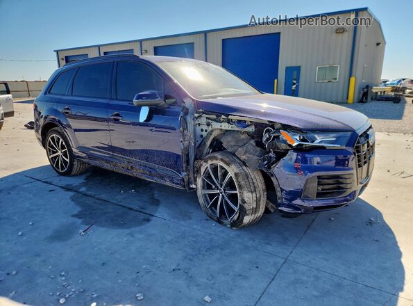 WA1LXAF71MD022200 2021 AUDI Q7 Синий Передняя правая четверть