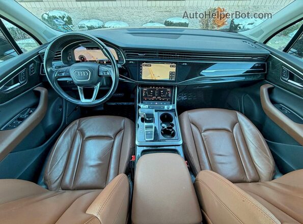 WA1LXAF77LD011426 2020 AUDI Q7 Black Սարքավորումների վահանակի տեսք
