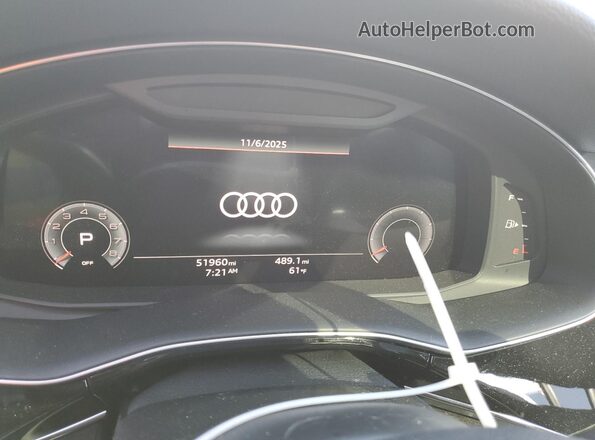 WA1LXBF71PD001759 2023 AUDI Q7 White Вид щитка приладів