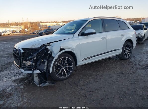 WA1LXBF71PD005438 2023 AUDI Q7 White Առջևի ձախ երեք քառորդ տեսարան