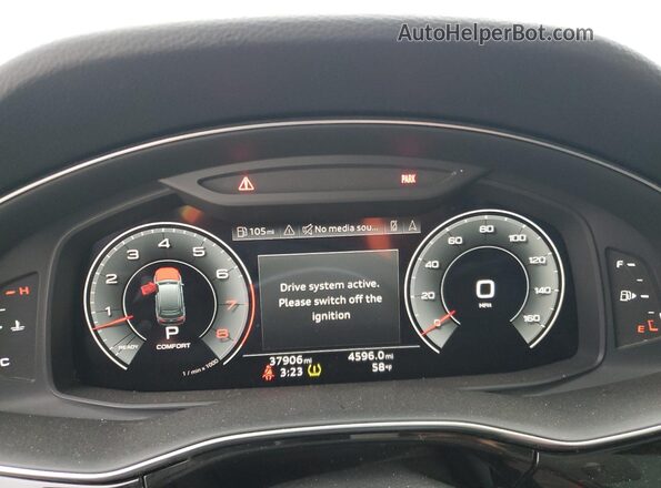 WA1LXBF73PD010768 2023 AUDI Q7 Gray Widok zestawu wskaźników