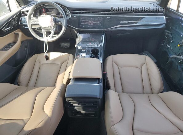 WA1LXBF78PD014105 2023 AUDI Q7 Blue Widok deski rozdzielczej