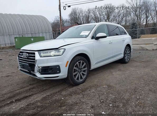 WA1VAAF71JD021585 2018 AUDI Q7 White წინა მარცხენა ხედი სამი მეოთხედიდან