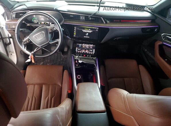 WA1VAAGE5KB012852 2019 AUDI E-TRON White Առջևի վահանակի տեսք
