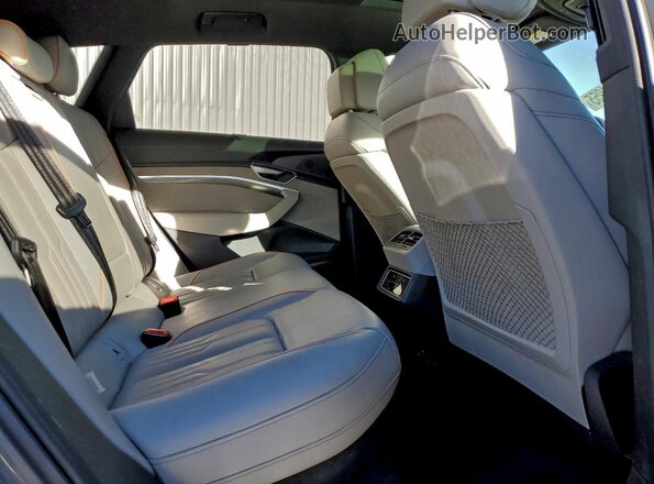 WA1VABGE4NB039373 2022 AUDI E-TRON Gray Rear seats view