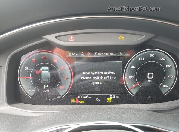 WA1VVBF74SD010236 2025 AUDI Q7 Gray Instrument cluster view