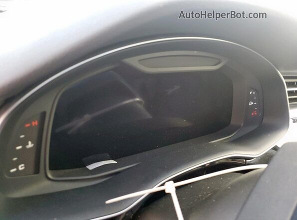 WA1VXBF74PD001974 2023 AUDI Q7 White Instrument cluster view