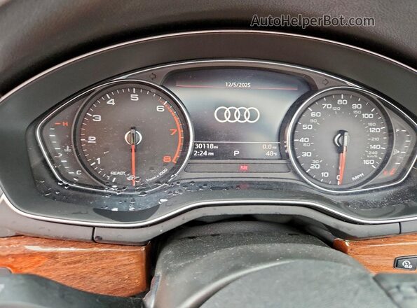 WAU2AGF51NN005488 2022 AUDI OTHER Красный Вид щитка приборов